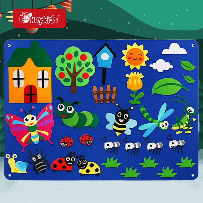 Wholesale Early Educational Storytelling Toy Set Felt Story Board For Kids W12D507
